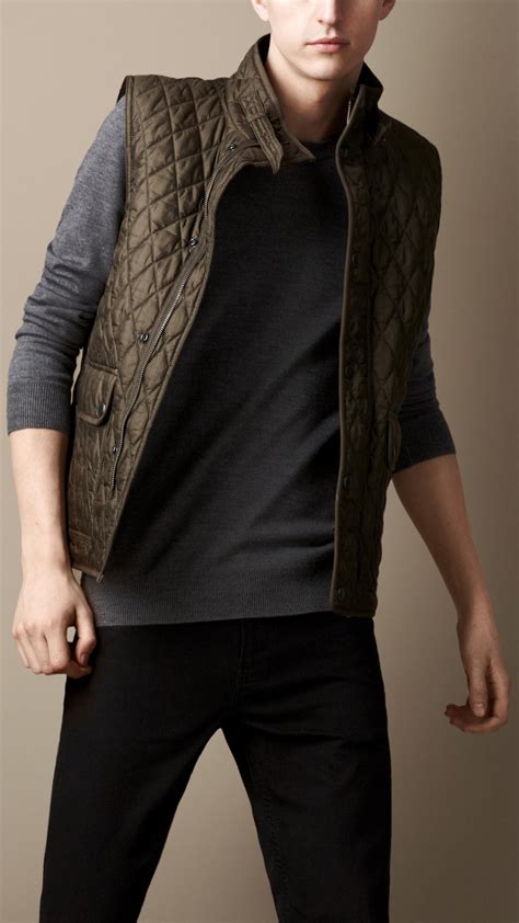 burberry quilted gilet